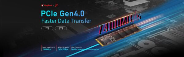 KingBank KP260 1T SSD M.2 2280 NVME PCIE 4.0X4 - Image 3