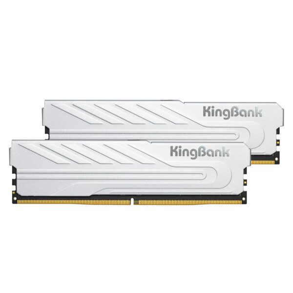 KingBank memory Ram DDR4 3200MHZ 32GB(16GB*2) UDIMM (SILVER HEATSINK CL16)